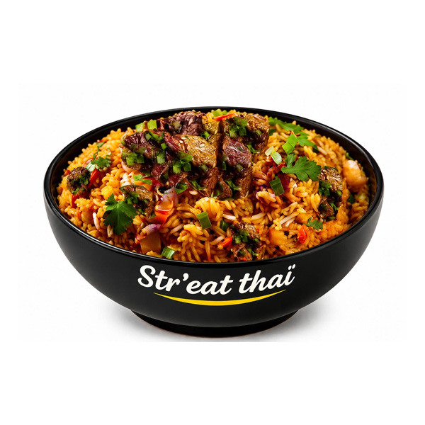Riz Thaï Wok Bœuf
